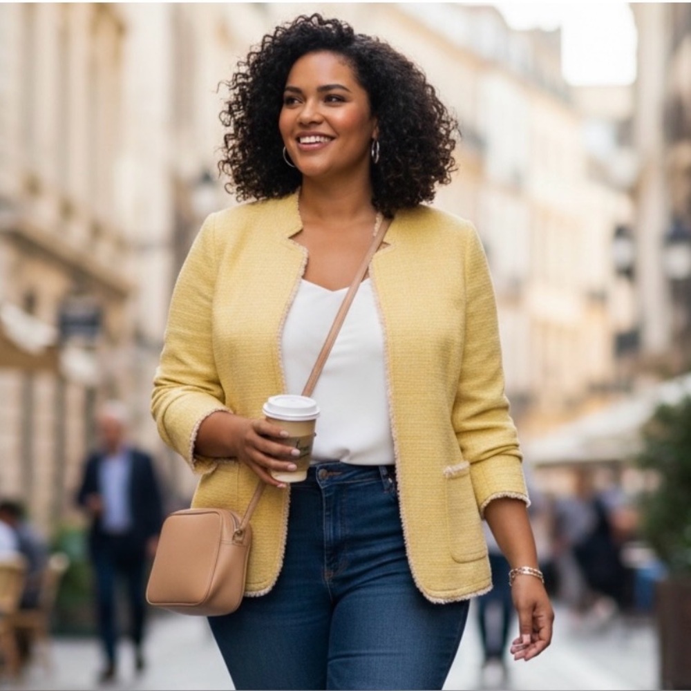 LOFT Yellow Women's Blazer